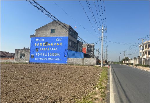 阜南墙体广告用的是什么漆？