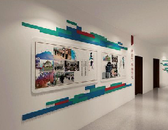 阜南企业文化墙用什么材料好？